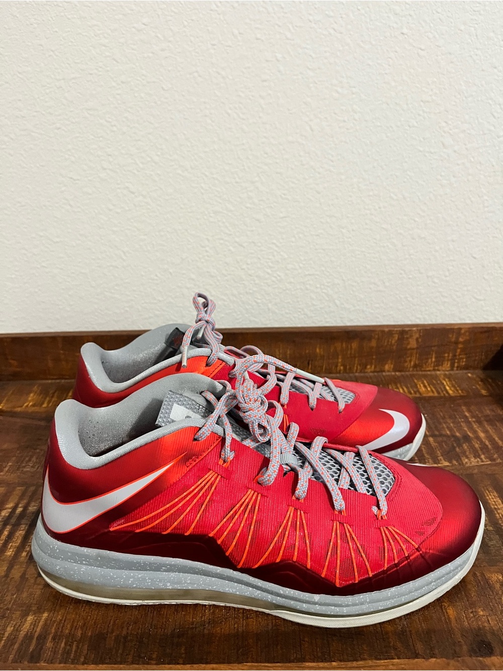 Nike Air Max LeBron 10 Low University Red 2013